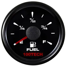 Ybuab 100TECH Boat Fuel Gauge Marine Rv Yacht Car Motorc
