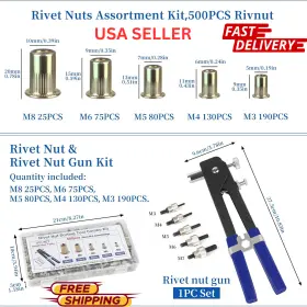 445052077083 AAO SHI DE Rivet Nut Tool Rivnuts Inserts Kit