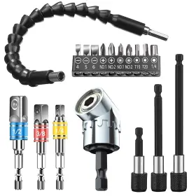 663265983541 AHALILY Drill Bit Set Flexible Extension Shank 663265983541 AHALILY Drill Bit Set Flexible Extension Shank