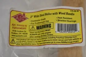 170-2S-W AJC TOOLS EQUIPMENT Steel Roller Wood Handle #3 170-2S-W AJC TOOLS EQUIPMENT Steel Roller Wood Handle #3
