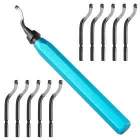 AMY-25-02 ALERIC Deburring Tool Set High Steel Swivel Blades