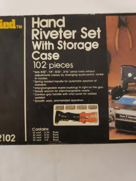 47-R102 ALLIED Nos Riveter Set Storage #3 47-R102 ALLIED Nos Riveter Set Storage #3