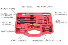 701142233706 ALLTOOETOOLS Glow Plug Removal Remover Tool Kit #2