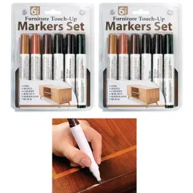 HH616-2PACKS ALLTOPBARGAINS Set Furniture Touchup Marker Pens