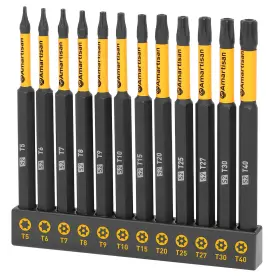 AM9885 AMARTISAN Torx Bit Set Steel Security Tamper AM9885 AMARTISAN Torx Bit Set Steel Security Tamper