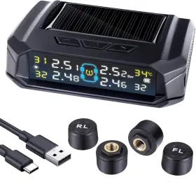 TP01 ANDEMAN Rv Tire Pressure Monitoring Monitor Solar