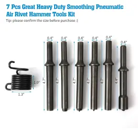 603335520528 ANNDASON Great Smoothing Pneumatic Air Rivet Kit #2 603335520528 ANNDASON Great Smoothing Pneumatic Air Rivet Kit #2