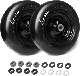 810071111600 AR-PRO Flat Tires Lawnmower Solid Rubber Center 810071111600 AR-PRO Flat Tires Lawnmower Solid Rubber Center