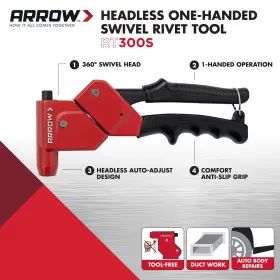 079055200123 ARROW Headless Swivel Rivet Tool Manual Riveter #2