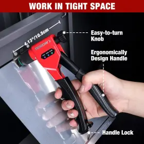 079055401995 ARROW Rivet Nut Tool Gun Space Kit #3 079055401995 ARROW Rivet Nut Tool Gun Space Kit #3