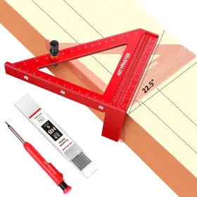 WT103C ARTY MASTER TOOLS Angle Measuring Square Pencil Stair WT103C ARTY MASTER TOOLS Angle Measuring Square Pencil Stair