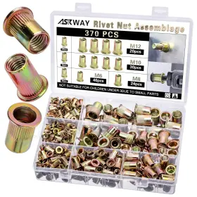 00370 ASKWAY Rivet Thread Nut Carbon Steel Kit 00370 ASKWAY Rivet Thread Nut Carbon Steel Kit