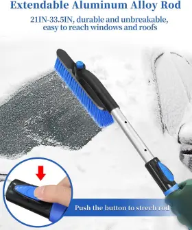 S1003A-A6 AUCCUTRO Scraper Brush Car Windshield Window Snoow #2