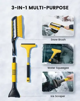 ICSB-47 AUTOWN Pack Sno Brush Scraper Car Windshield #2 ICSB-47 AUTOWN Pack Sno Brush Scraper Car Windshield #2