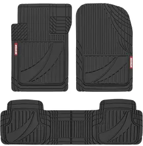 OF-793-BK BDK Motor Trend Flextough Advanced Rubber Car Floor OF-793-BK BDK Motor Trend Flextough Advanced Rubber Car Floor