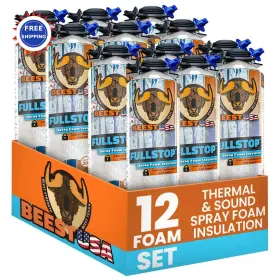 B-BP-SFI-12PK-V2 BEEST Spray Foam Insulation Pack Fullstop B-BP-SFI-12PK-V2 BEEST Spray Foam Insulation Pack Fullstop