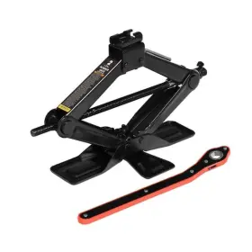 810151422381 BIG RED Steel Base Cross Car Scissor Jack Wrench