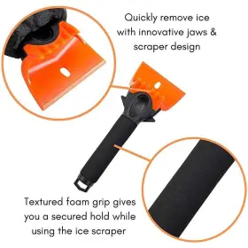 11231 BIRDROCK HOME Scraper Mitts Glove Car Windshield Brush #3
