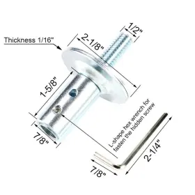 791262196654 BLSGBUIDING Shaft Arbor Extension Motor #2 791262196654 BLSGBUIDING Shaft Arbor Extension Motor #2
