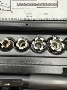 GA219B BLUE POINT TOOLS Sheet Hole Cutter Kit #3 GA219B BLUE POINT TOOLS Sheet Hole Cutter Kit #3
