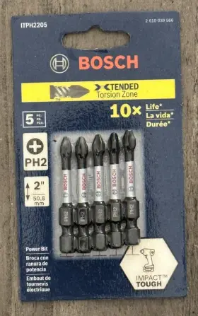 ITPH2205 BOSCH Phillips Impact Screwdriving Power Bits