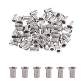 GLLASTLN-3 STEEL Glarks Flat Head Rivetnut