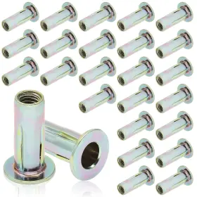 2207250002 STEEL Moicstiy Grip Rivet Nuts Bulbed Shank Zinc