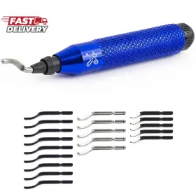 BB-DT20 BROADBASIC Deburring Tool Hss Blades Storage Handle BB-DT20 BROADBASIC Deburring Tool Hss Blades Storage Handle