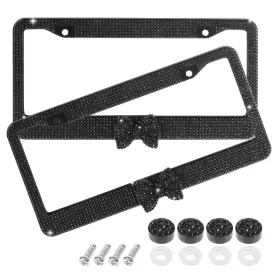 1479HDJCPK001 BYLIKEHO License Plate Frame Cute Car Steel