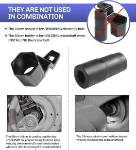 KTLXTJ0001 BYLIKEHO Crankshaft Pulley Removal Tool Car #2 KTLXTJ0001 BYLIKEHO Crankshaft Pulley Removal Tool Car #2