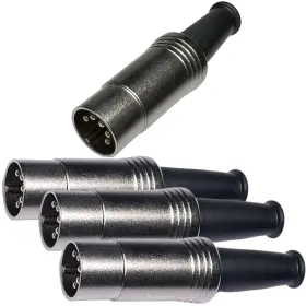 DN07 CESS Body Pin Din Male Plug Midi Cable Connector Pack DN07 CESS Body Pin Din Male Plug Midi Cable Connector Pack
