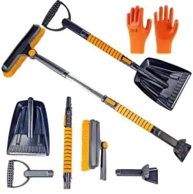 SS001 CHIBAKEL Snow Brush Car Functional Shovel Foam Grip #2