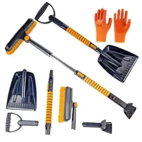 SS001 CHIBAKEL Snow Brush Car Functional Shovel Foam Grip