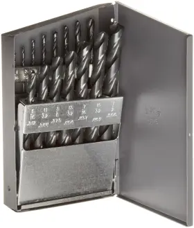 B000LEUDM0 CHICAGO-LATROBE Drill Bit Set High Steel Jobber