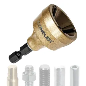 B09Z29ZJZQ CONQUER Deburring Chamfer Tool Tungsten Blade