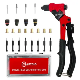 731723860182 CRAFTNIO Rivet Nut Tool Gun Swivel Head Wit