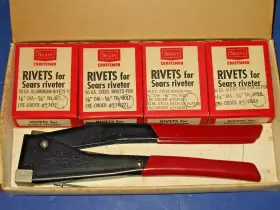 74763 CRAFTSMAN Sears Riveting Tool Crown Kit 74763 CRAFTSMAN Sears Riveting Tool Crown Kit