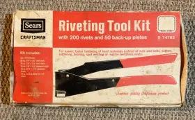 747963 CRAFTSMAN Sears Pop Riveting Tool Box Kit