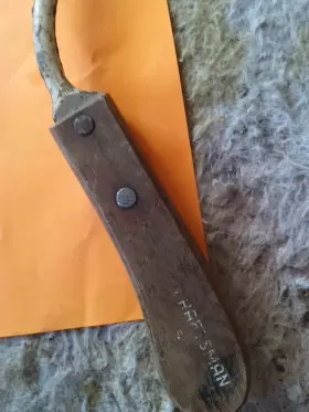 8667 CRAFTSMAN Sickle Scythe Riveted Wooden Handle #2
