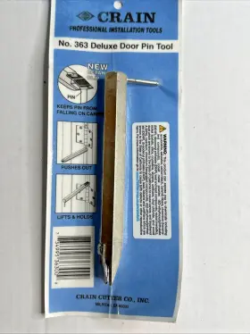 734995363009 CRAIN Deluxe Door Pin Tool Remover Carpet Floor 734995363009 CRAIN Deluxe Door Pin Tool Remover Carpet Floor