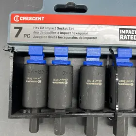 CIMBS12 CRESCENT Hex Bit Socket Set Alloy Steel #2 CIMBS12 CRESCENT Hex Bit Socket Set Alloy Steel #2