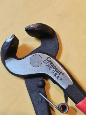 GT28C CRESCENT End Tile Nippers Carbide Tip Spring #3 GT28C CRESCENT End Tile Nippers Carbide Tip Spring #3