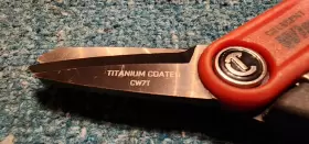 CW7T CRESCENT TOOLS Wiss Shears Titanium Coated Oal Blades #3 CW7T CRESCENT TOOLS Wiss Shears Titanium Coated Oal Blades #3