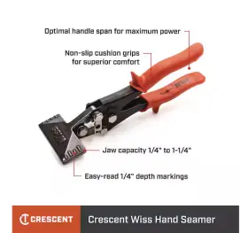 WS3N CRESCENT Wiss Seamer Jaw #2