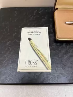 10KT CROSS WRITING INSTRUMENTS Filled Ball Point Pen Box #2