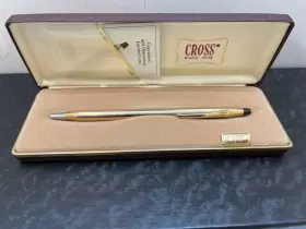 10KT CROSS WRITING INSTRUMENTS Filled Ball Point Pen Box