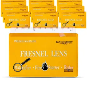 CCFLCCRLY5 CZ GARDEN SUPPLY Fresnel Lens Magnifier Pocket CCFLCCRLY5 CZ GARDEN SUPPLY Fresnel Lens Magnifier Pocket