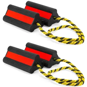 JIA-DATANLY-14518 DATANLY Wheel Chocks Rv Trailer Rubber Dual JIA-DATANLY-14518 DATANLY Wheel Chocks Rv Trailer Rubber Dual