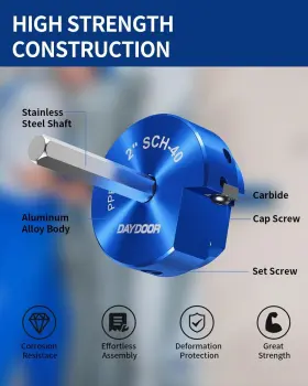 XC095 DAYDOOR Pvc Pipe Reamer Fitting Saver #3 XC095 DAYDOOR Pvc Pipe Reamer Fitting Saver #3
