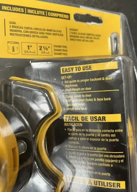 D180004 DEWALT Door Lock Wood Box Kit #3